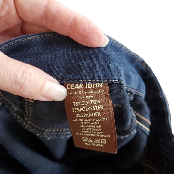 Dear John Metro Zodiac Dark Wash Skinny Jean Jeggings | Size: 26 - Picture 5 of 6